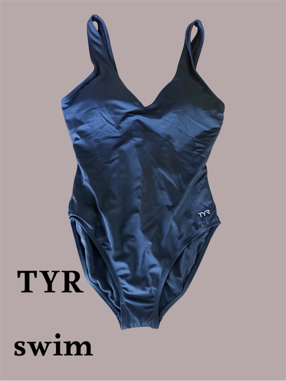 NWOT TYR  One Piece Swimsuit Open Back Training Suit
